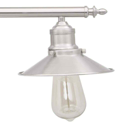 Home Decorators Glenhurst 25 in. 3-Light Brushed Nickel Bathroom Vanity Light