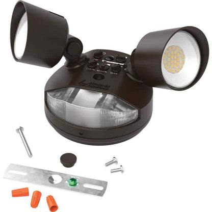 Lithonia Lighting Dark Bronze Motion Activated Outdoor LED Flood Light