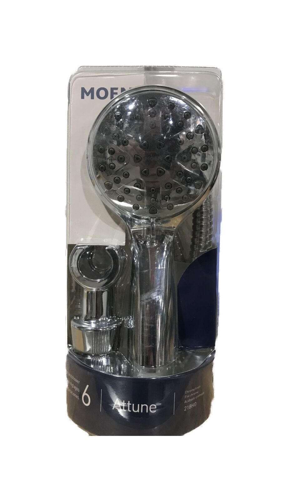 MOEN Attune 6-Spray Patterns, 4 in. Wall Mount Handheld Showerhead in Chrome