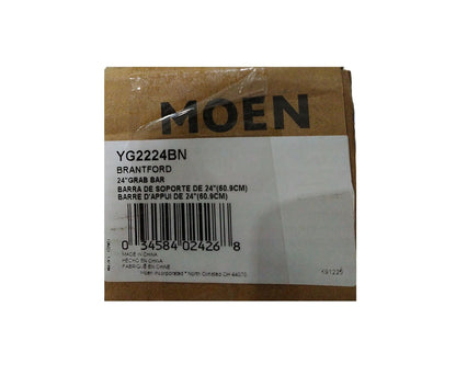 MOEN Brantford 24 in. Grab Bar in Brushed Nickel YG2224BN