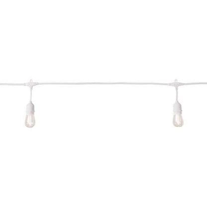 Hampton Bay 24 ft. 12-Light Plug-In Edison Bulb String Light