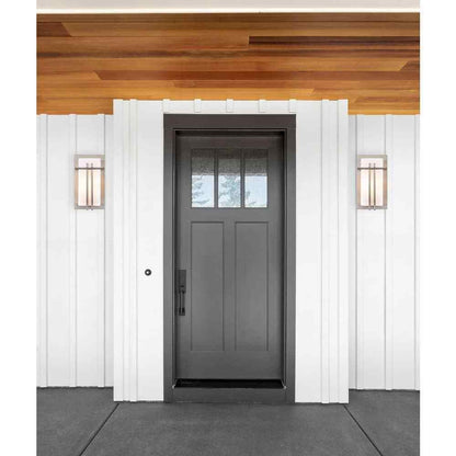 Bel Air Lighting Doheny 1-Light Steel Modern Outdoor Wall Light Fixture