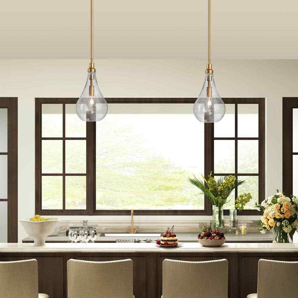 Uolfin 26 in. 8- -Light Farmhouse Brass Gold Metal Candlestick Modern Chandelier