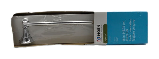 MOEN Ashville 18 in. Towel Bar in Chrome DN7918CH