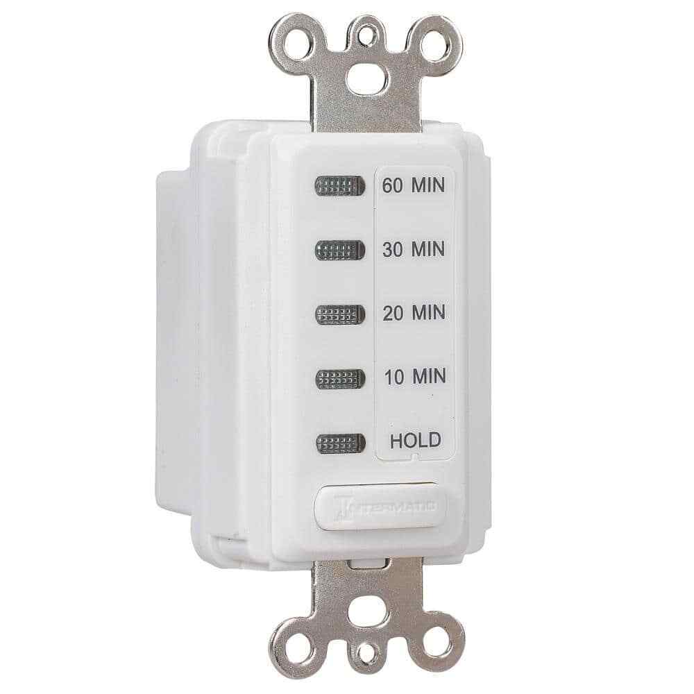 Intermatic 15 Amp 60-Minute Countdown In-Wall Timer - White EC210WK