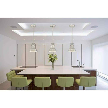 Westinghouse Boswell 1-Light Brushed Nickel Mini Pendant with LED Bulb