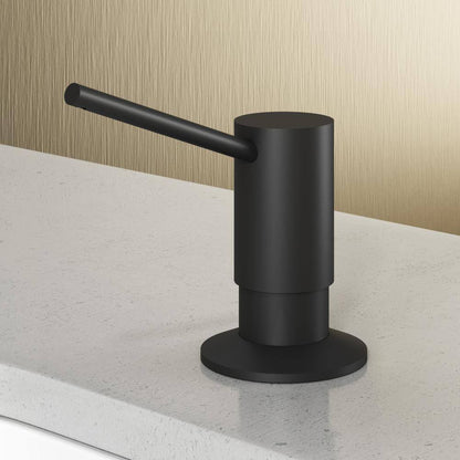 VIGO Braddock Kitchen Soap Dispenser in Matte Black VGSD004MB