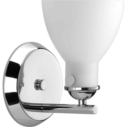 Progress Lighting Fuller Collection 1-Light Polished Chrome Bath Sconce