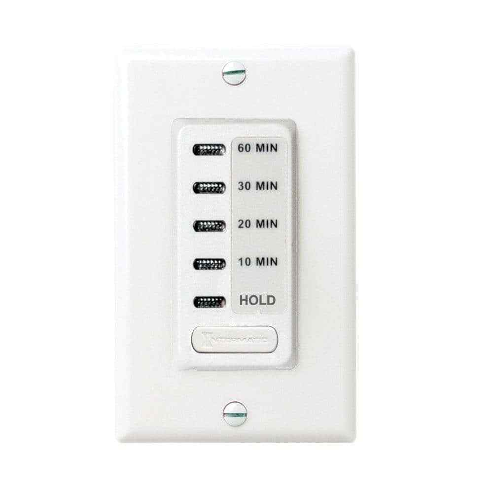 Intermatic 15 Amp 60-Minute Countdown In-Wall Timer - White EC210WK