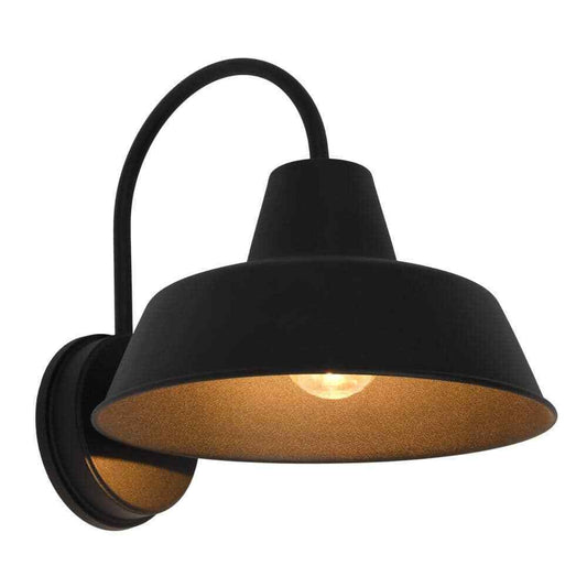 Sylvania Weymouth Medium 1-Light Antique Black Outdoor Wall Mount Sconce