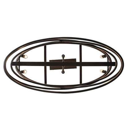 Home Decorators Sarolta Sands Bronze Kitchen Island Light w/ Linear Metal Shade