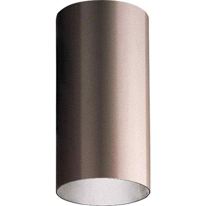 Progress Lighting Cylinder 6 in. Antique Bronze Modern Outdoor Ceiling Light