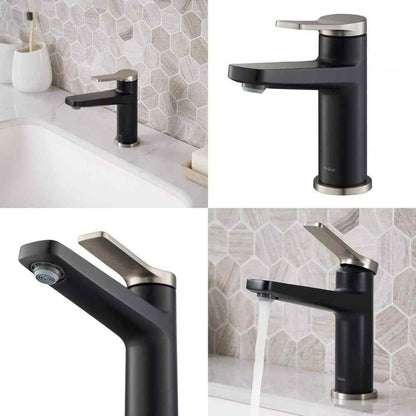 KRAUS Indy Single Hole Single-Handle Basin Bathroom Faucet