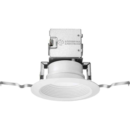 Lithonia Lighting Lithonia OneUp 4 in. White Integrated LED Recessed Kit