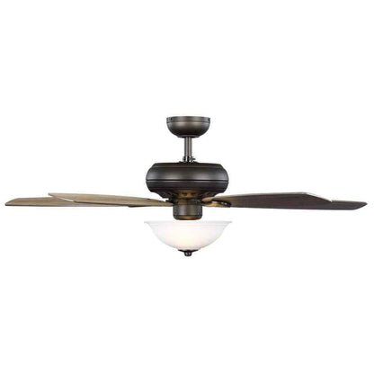 Hampton Bay Southwind II 52 in. Indoor LED Bronze Ceiling Fan with Light Kit