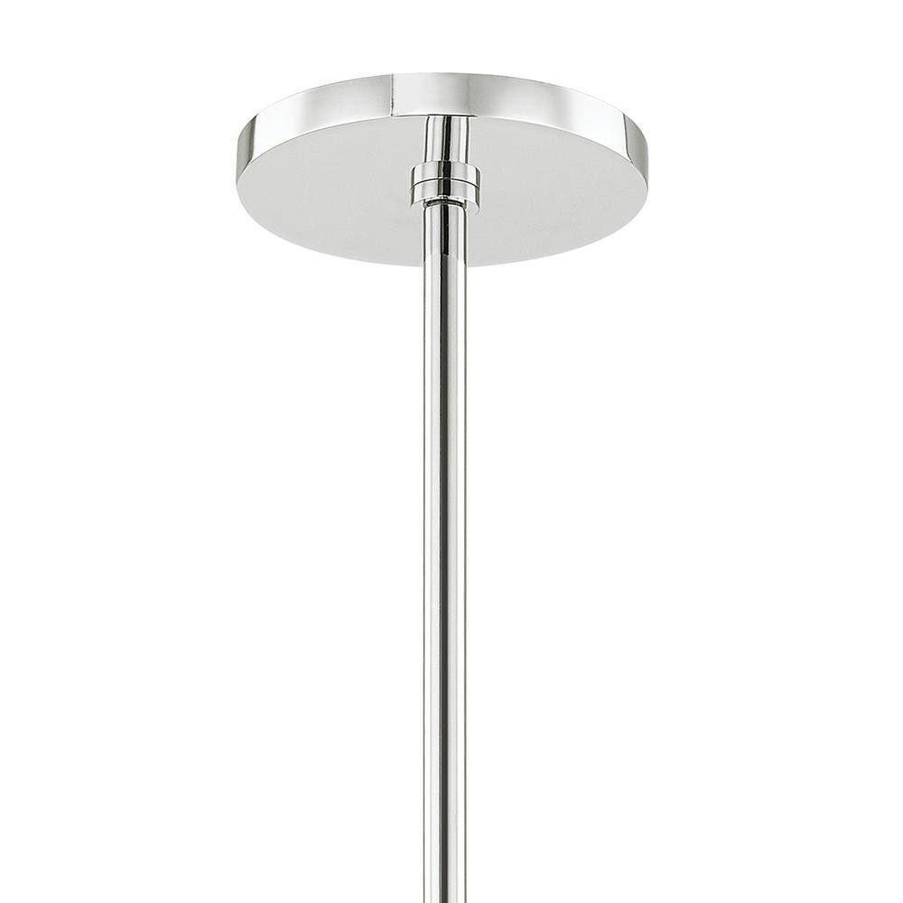 MITZI HUDSON VALLEY LIGHTING Jessy 1-Light Polished Nickel Large Pendant
