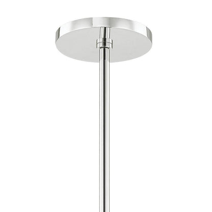 MITZI HUDSON VALLEY LIGHTING Jessy 1-Light Polished Nickel Large Pendant