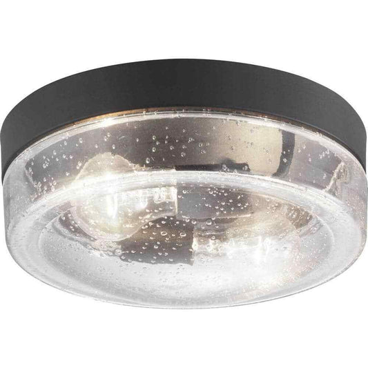 Progress Lighting Lakelynn Textured Black Cottage Coastal Style Flush Mount
