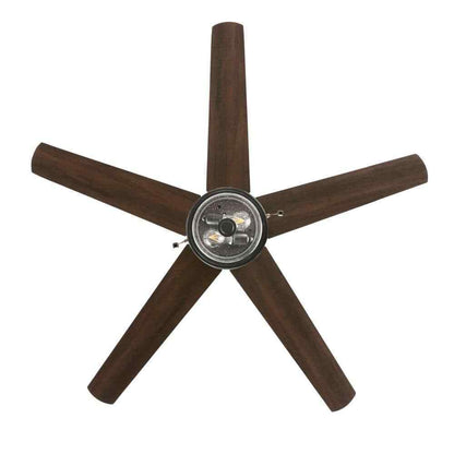 Home Decorators Colbridge 52 in. LED Indoor/Outdoor Natural Iron Ceiling Fan