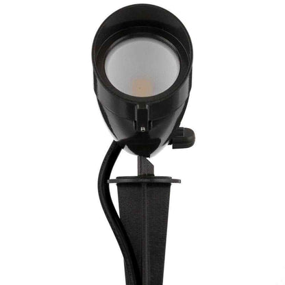 Commercial Electric Bronze Line Voltage LED Spike Light w/ Adjustable lamp head