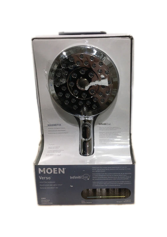MOEN Verso 5 in. Wall Mount Handheld Shower Head w/ Infiniti Dial Chrome
