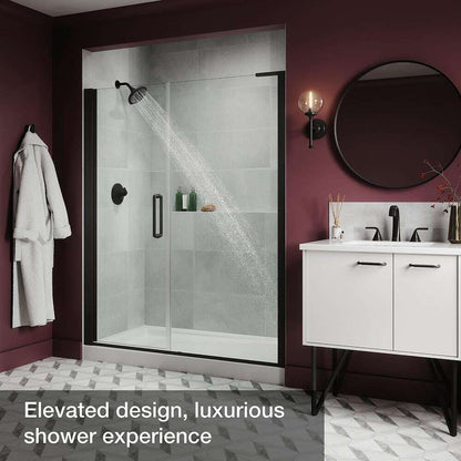 KOHLER Cursiva 3-Spray Patterns 6.75 in. Wall Mount Fixed Showerhead Matte Black