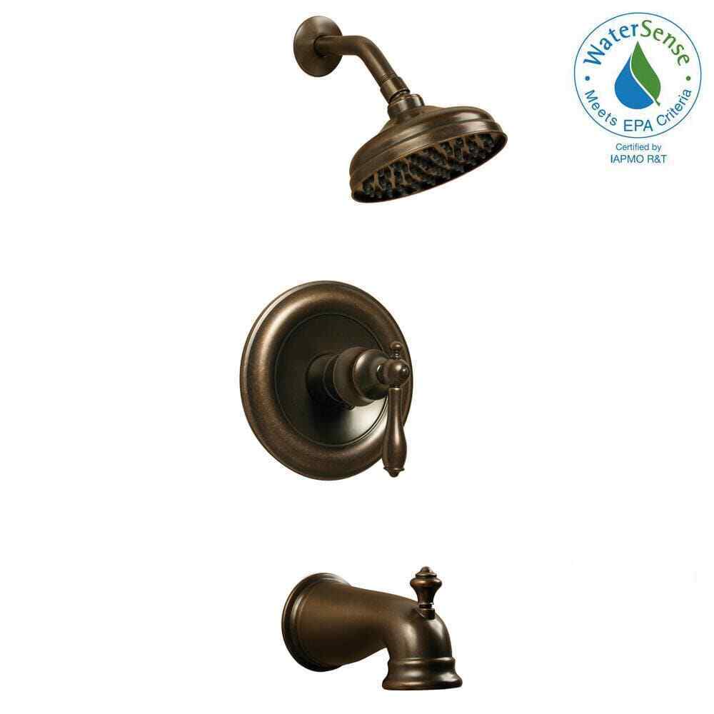 Glacier Bay Irena Single-Handle 6-Spray Tub and Shower Faucet in Polished Chrome