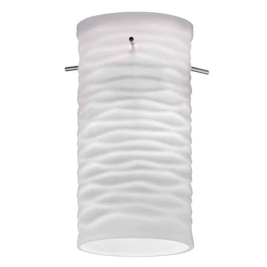 Lithonia Lighting Cylinder Wave Glass Shade for LED Mini Pendant DGWV 1003 M6