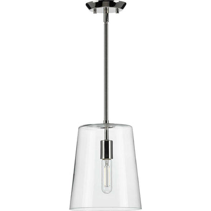 Progress Lighting Clarion 1-Light Polished Nickel Small Pendant