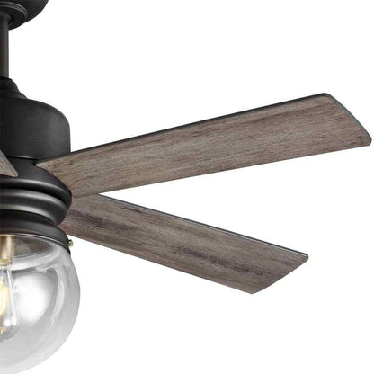 Home Decorators Amelia 42 in.97 Indoor Bronze Downrod Ceiling Fan with Light Kit