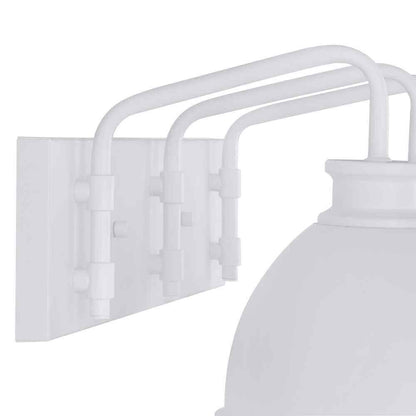 Hampton Bay Tallulah 24 in. 3-Light White Bathroom Vanity Light