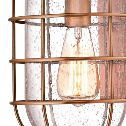 Westinghouse Ferry 1-Light Washed Copper Outdoor Wall Lantern Sconce