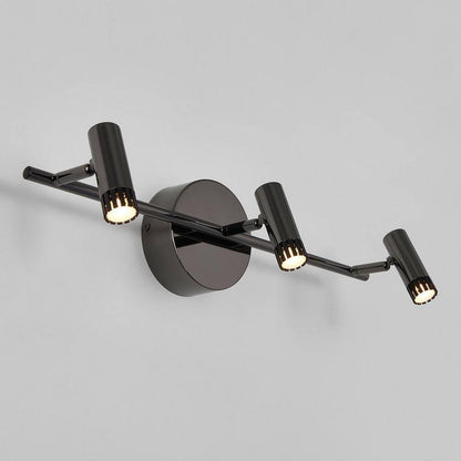 Artika Era 2ft. 3-Light Black Industrial Integrated LED Fixed Track Lighting Kit