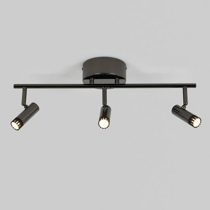 Artika Era 2ft. 3-Light Black Industrial Integrated LED Fixed Track Lighting Kit