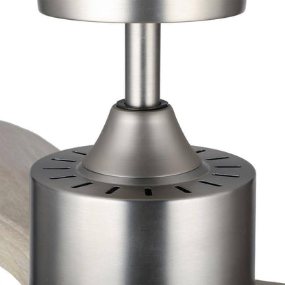 Merra 52 in. LED Brushed Nickel Ceiling Fan w/ Light Kit and Remote Control