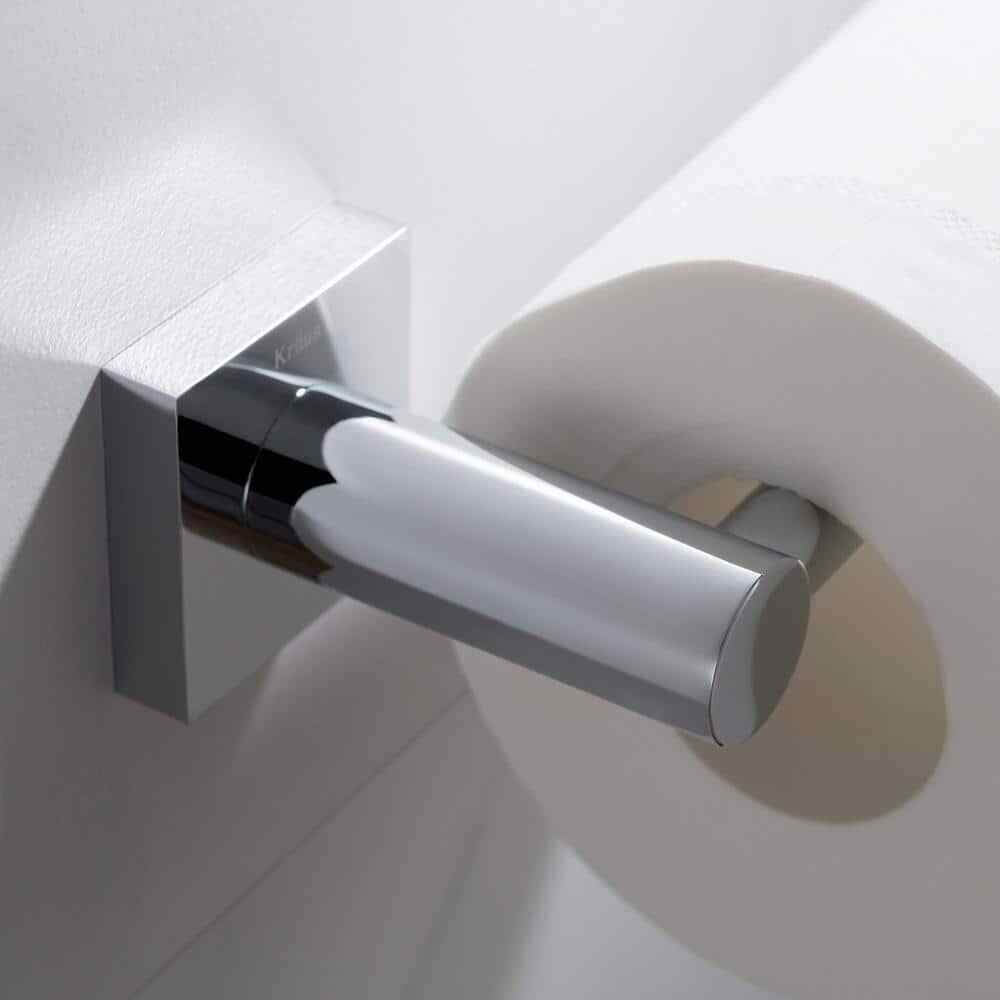 KRAUS Ventus Bathroom Toilet Paper Holder in Chrome KEA-17729CH