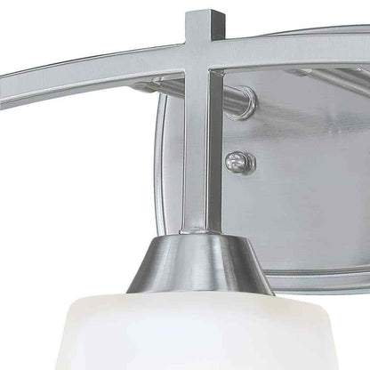 Westinghouse Midori 3-Light Brushed Nickel Wall Mount Bath Light 6573600
