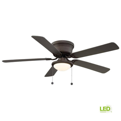 Hugger 56 in. LED Espresso Bronze Ceiling Fan