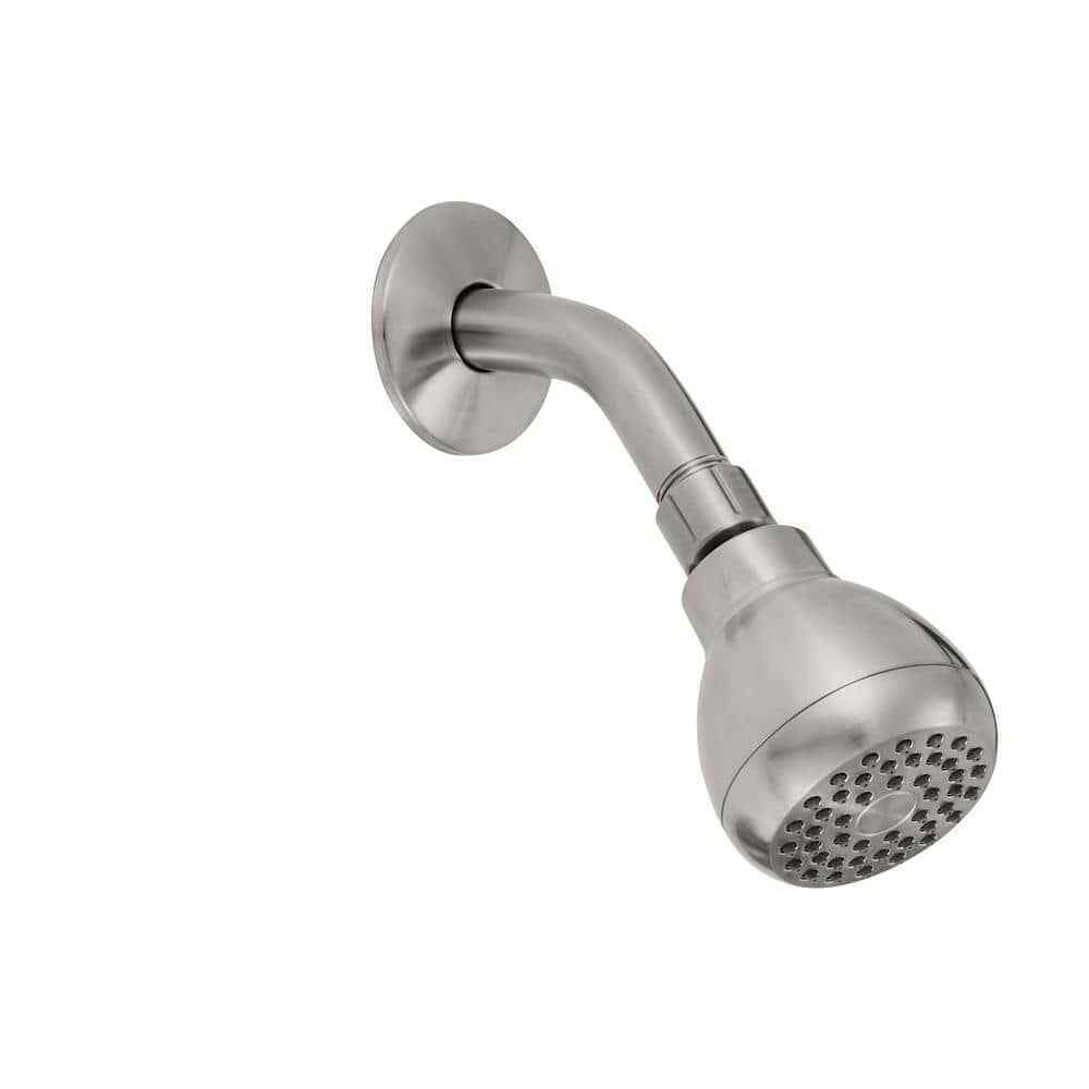 Glacier Bay Builders Single Handle 1-Spray Shower Faucet 1.8 GPM Brushed Nickel