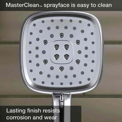 KOHLER Fordra 3-Spray Patterns Wall Mount Handheld Shower Head K-R27512-G-CP
