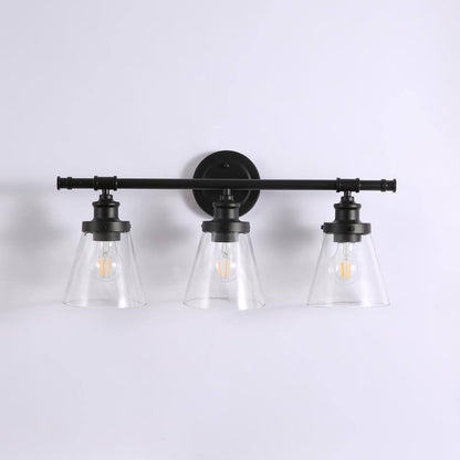 Spitzer 3-Light Black Vanity Light