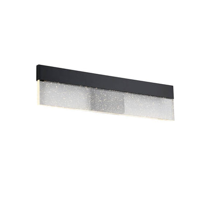 Hampton Bay Havelock 22.7 in. Black Integrated LED Bathroom Vanity Light Bar