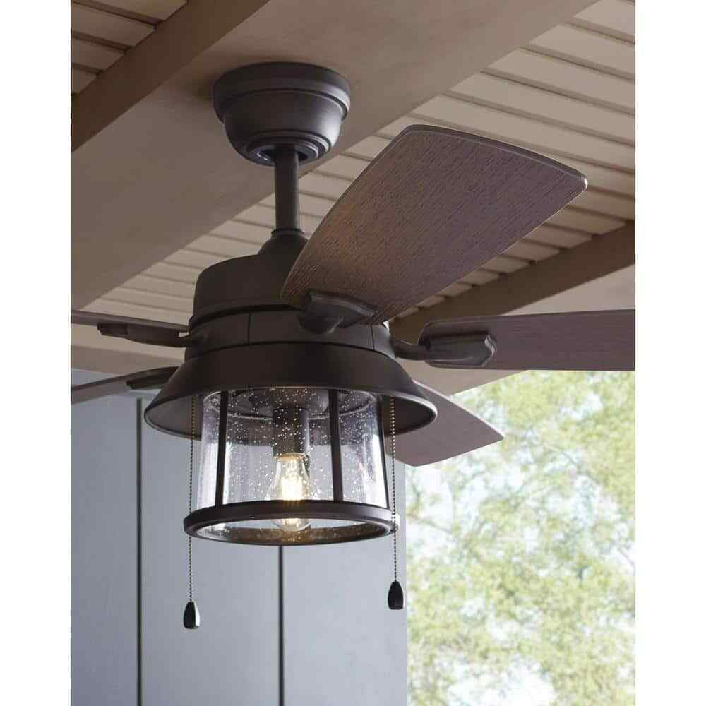 Home Decorators Shanahan 52 in. Indoor/Outdoor LED Bronze Ceiling Fan