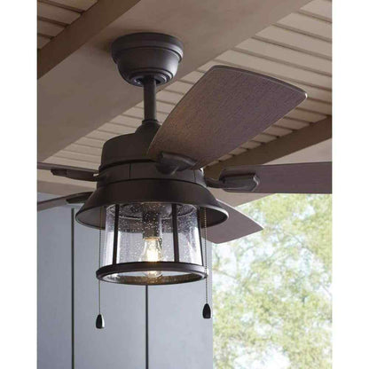 Home Decorators Shanahan 52 in. Indoor/Outdoor LED Bronze Ceiling Fan