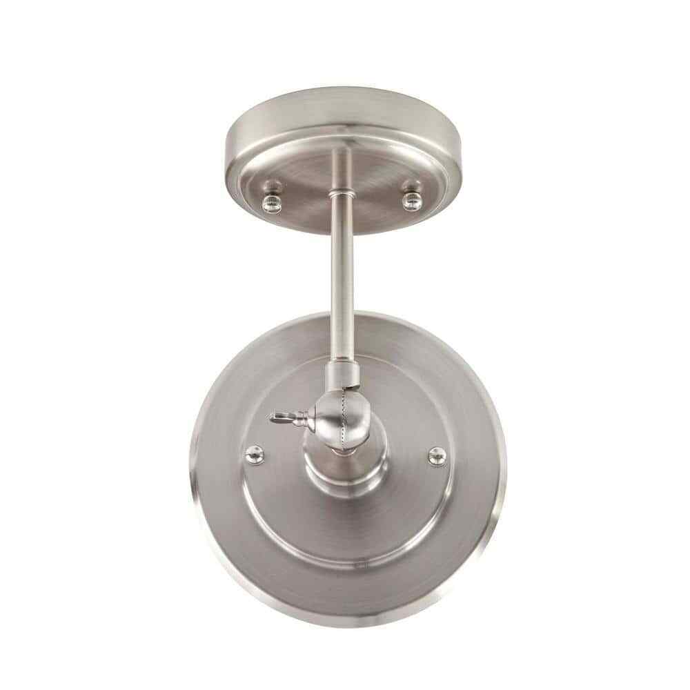 Home Decorators Collection 1-Light Brushed Nickel Wall Sconce