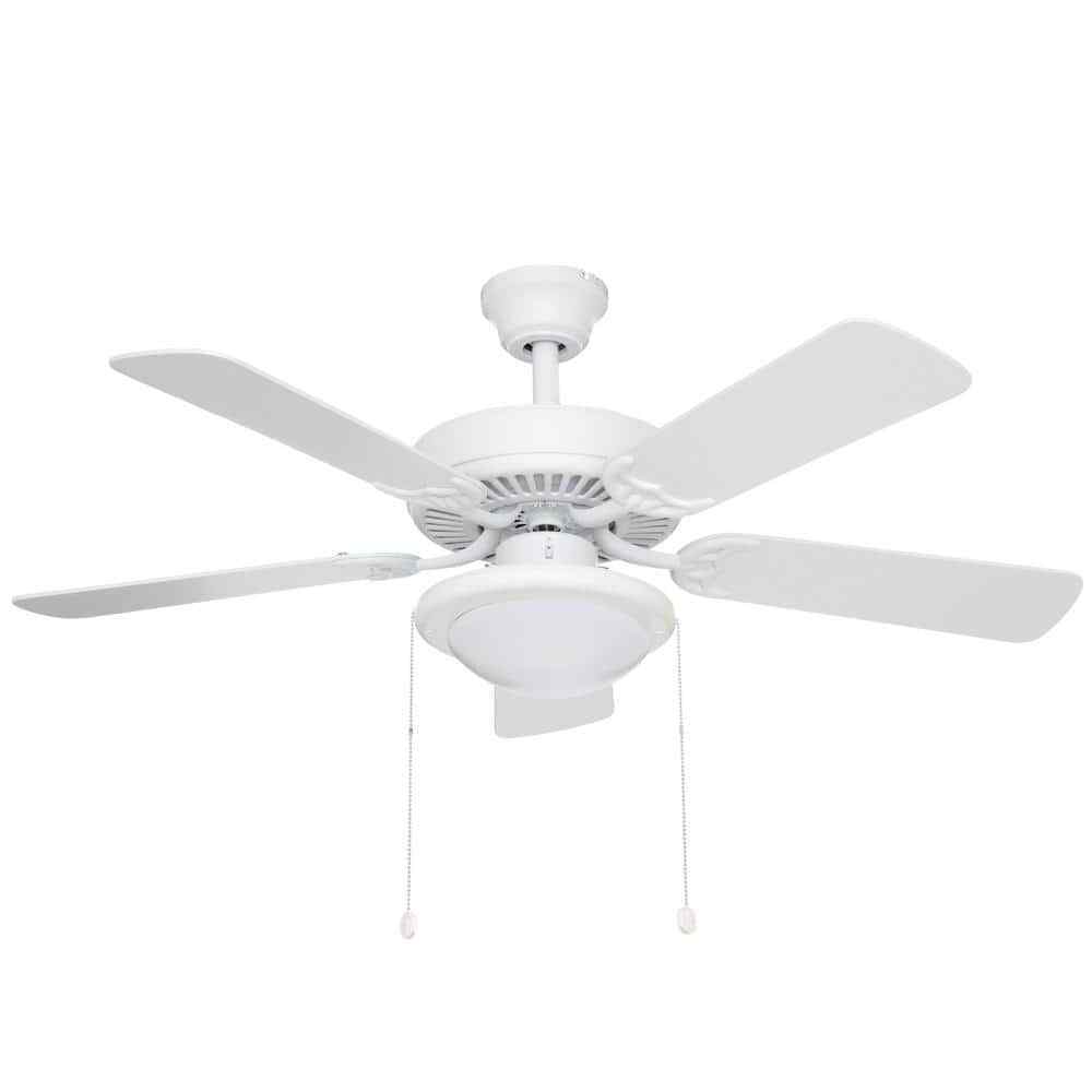 Trice 44 in. LED Matte White Ceiling Fan YG269AP-MWH