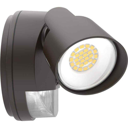 Lithonia Lighting Dark Bronze Motion Activated Outdoor LED Flood Light