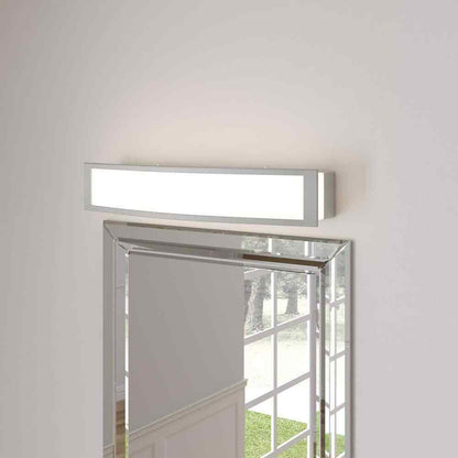 Hampton Bay Woodbury 24.6 in. Brushed Nickel Integrated LED Bathroom Light Bar