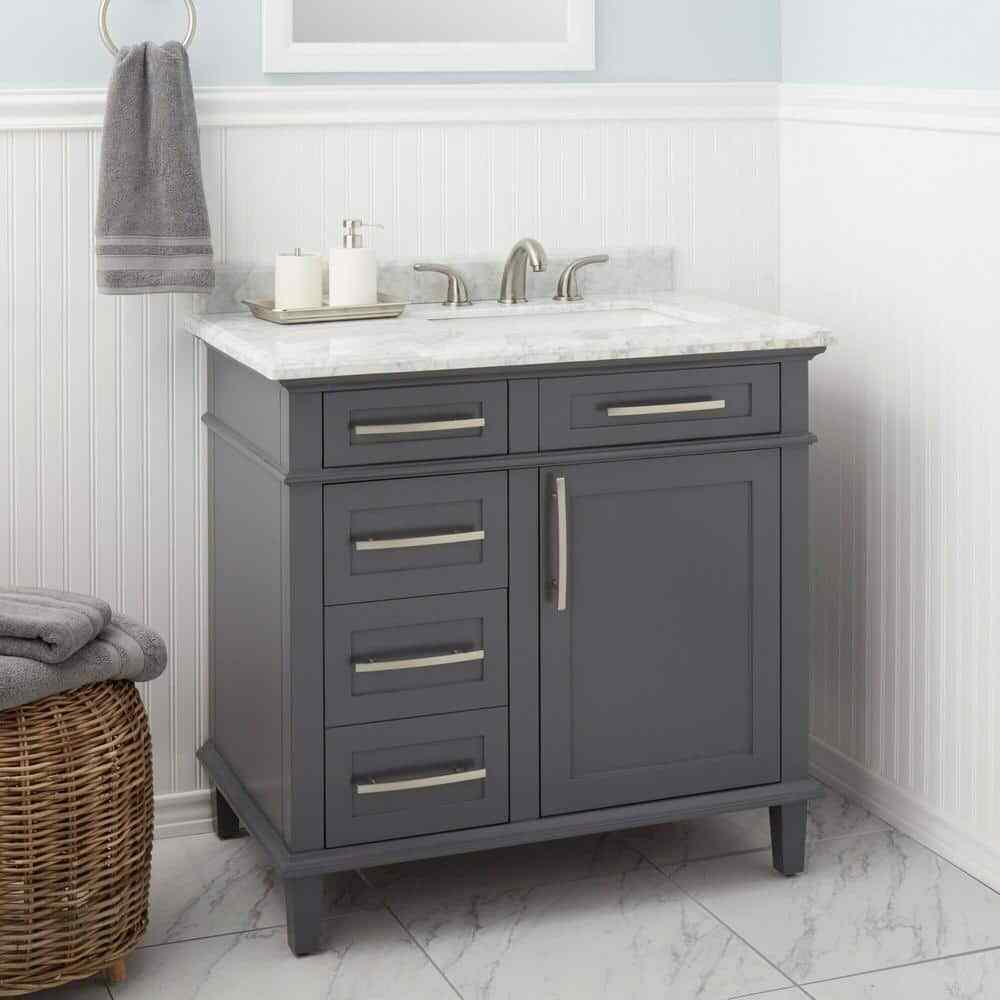 Glacier Bay Builders 8 in. Widespread 2-Handle Bathroom Faucet Brushed Nickel