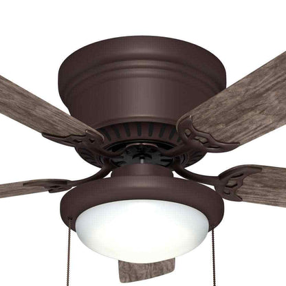 Hugger 52 in. LED Espresso Bronze Ceiling Fan AL383LED-EB
